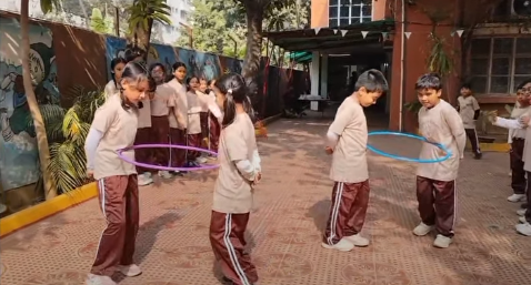Exercise with Fun at Marie Curie School